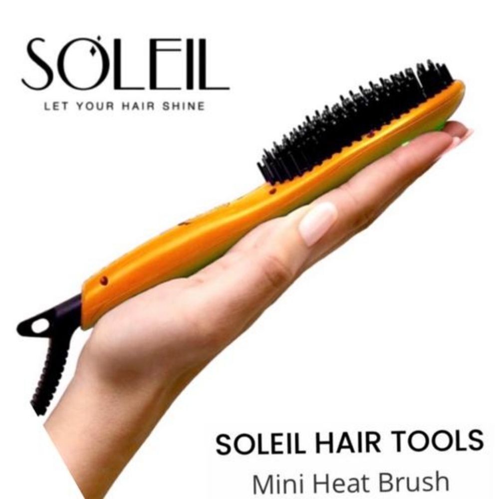 Soleil Travel Heated Hair Styling Brush